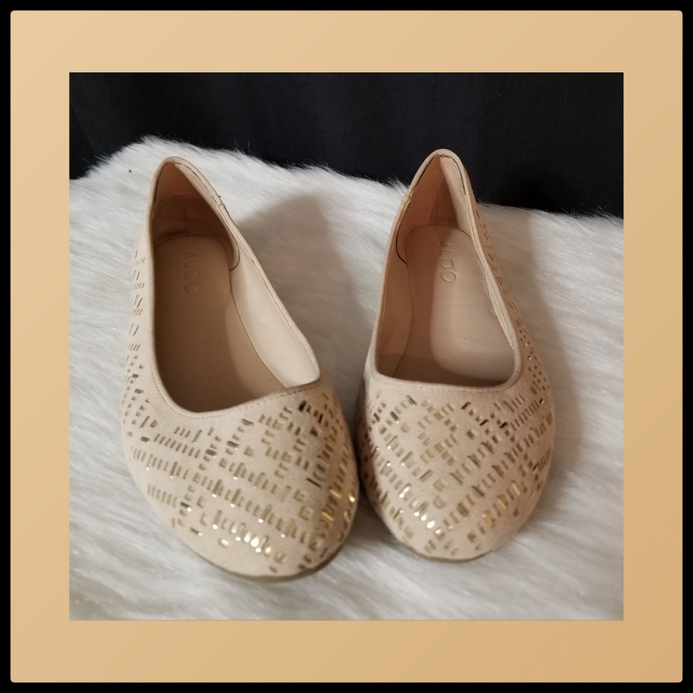 ALDO*Cream Flats - Sz 6 - Picture 3 of 6